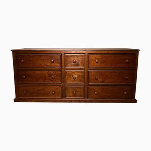 Commode à Tiroirs Antique en Pin