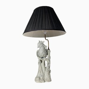 Chinese White Bird Lamp