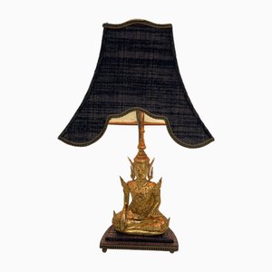 Bronze Buddha Table Lamp
