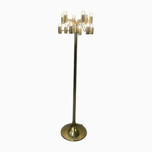 Vintage Brass Floor Lamp