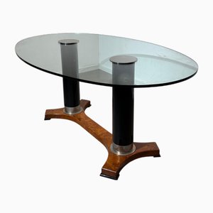 Table de Salle à Manger Art Déco en Burlwood