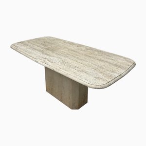 Italian Travertine Dining Table