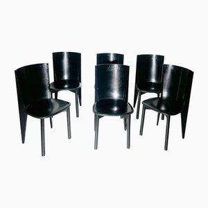 Vintage Chairs, 1980s, Set of 6