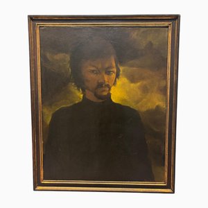 Hans Kitslaar, Portrait, Oil on Canvas, 1960s, Framed