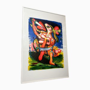 Fred Bervoets, Composition, Lithograph, 1970s