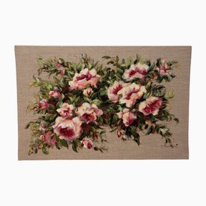 Vinciane Closset, Flowers, Oil on Canvas, 1950s
