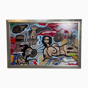 Jesse Vermeeren, Abstract Composition, Oil on Panel, 2000s