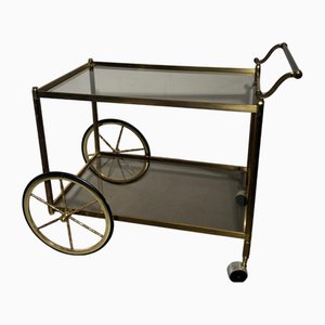 Regency Bar Trolley in Glass