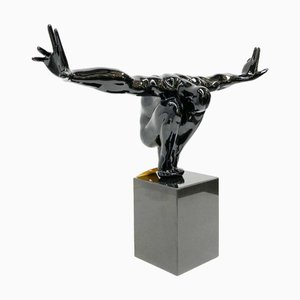 Statue of Man on Pedestal
