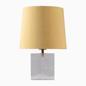 Vintage Finnish Glass Table Lamp by Timo Sarpaneva, 1960s