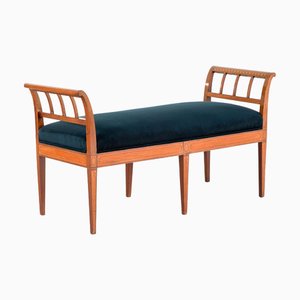 Edwardian Mahogany Window Seat