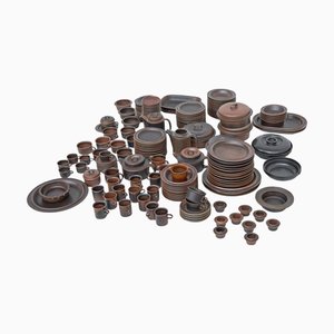 Ruska Tableware by Ulla Procopé for Arabia, 1970s, Set of 172