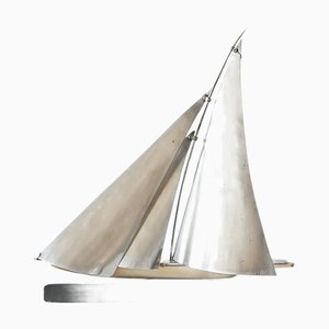 Art Deco Miniature Dragon Sailing Boat, 1950s