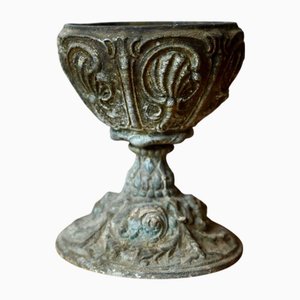 Antique Cast Iron Plant Pot