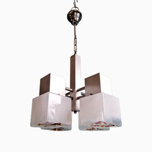 Lustre Cubique Space Age de Mazzega, 1970s