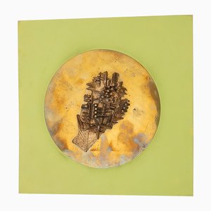 Arnaldo Pomodoro, Derby Club de Milán, años 60, latón y cristal de plomo