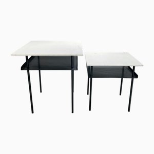 Tables d'Appoint Modernistes Mid-Century par Wim Rietveld pour Auping, 1950s, Set de 2