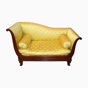Restoration Mahogany Chaise Longue
