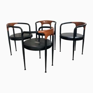 Sessel von Gianfranco Frattini für Fasem, Italien, 1970er, 4er Set