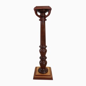 Vintage Säule aus Gedrehter Eiche, Ende des 20. Jahrhunderts