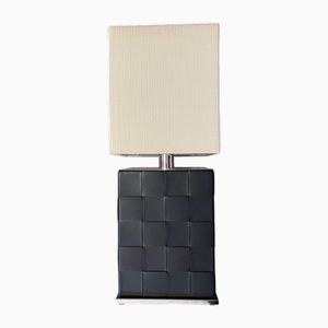 Yoruba Tischlampe aus verchromtem Metall von Natuzzi, Italien, 1990er