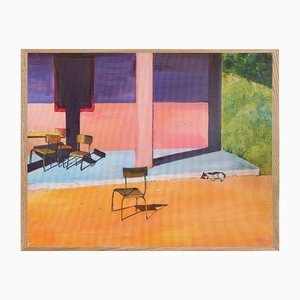 Octavia Campbell-Davy, Siesta, Acrílico sobre lienzo
