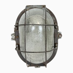 Vintage Industrial Cast Iron Wall Light, 1960s