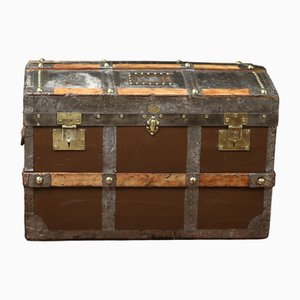 Belgian Curved Trunk from Delvaux, 1920s