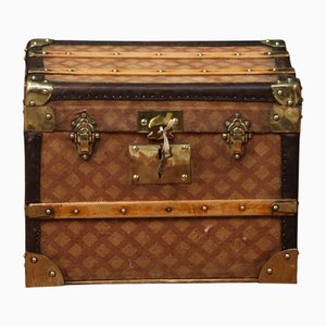 Damier Doll Trunk with Key, 1920s