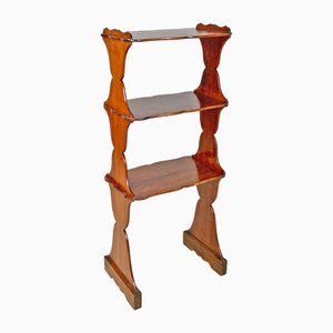 Art Nouveau Italian Wooden Bookshelf, 1900s