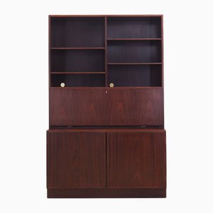 Danish Mahogany Bookcase from Omann Jun, 1970s