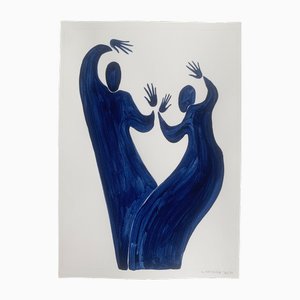 Waleria Matelska, A Dance 7, 2024, Acrylic on Paper