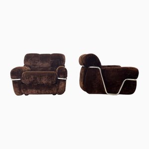 Poltrone Wopps di Ernesto Radaelli, anni '70, set di 2
