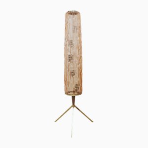 Lampadaire Tripode en Laiton et Verre par Rupert Nikoll, 1960s