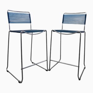 Set of Spaghetti High Stools, 1980s