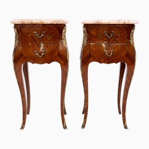 Nachttische, Frankreich, 1920er, 2er Set