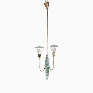 Pendant Lamp in the style of Fontana Arte, 1950s
