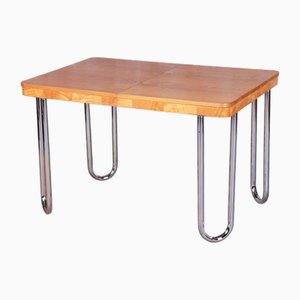 Czech Bauhaus Oak Dining Table attributed to Jindřich Halabala for Up Závody, 1930s