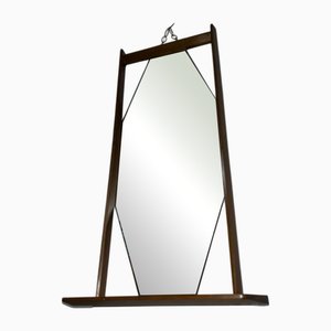 Teak Wall Mirror, 1970s