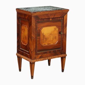 Neoclassical Inlaid Bedside Table