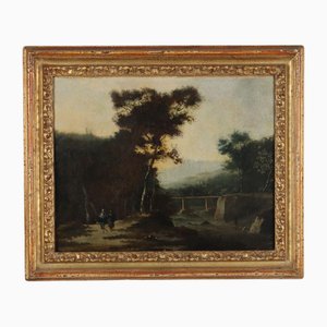 Italian Artist, Landscape, 18th Century, Oil on Canvas