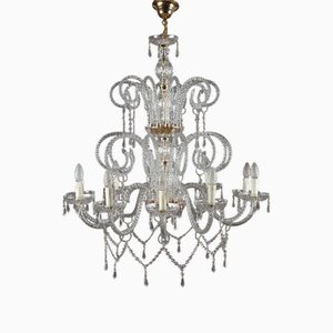 20th Century Chandelier in Blown Glass, Italy