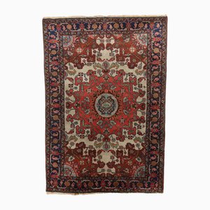 Asiatischer Teppich aus Baumwolle & Wolle