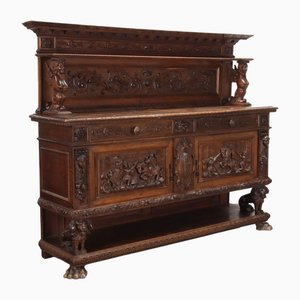 20th Century Neo-Baroque Cupboard in Walnut