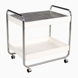 Vintage Küchenwagen aus Aluminium & Metall, Italien, 1970er-1980er