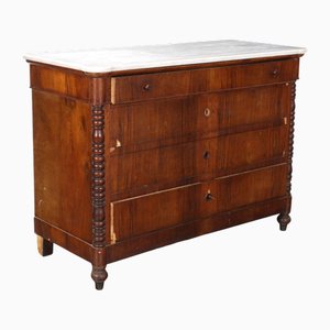 Louis Philippe Chest of Drawers in Walnut, 19th Century
