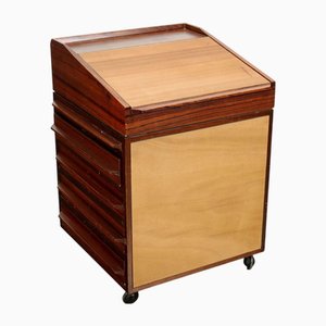 Vintage Chest of Drawers in Wood Veneer, Italy, 1960s
