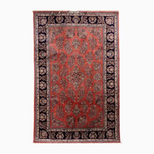 Antique Asian Rug in Cotton and Wool