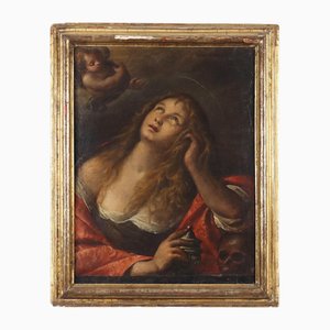 Penitent Magdalene, 1600s, Oil on Canvas, Framed