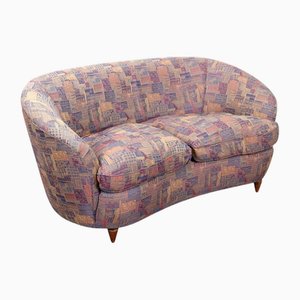 Vintage Sofa in Fabric and Wood, 1960s